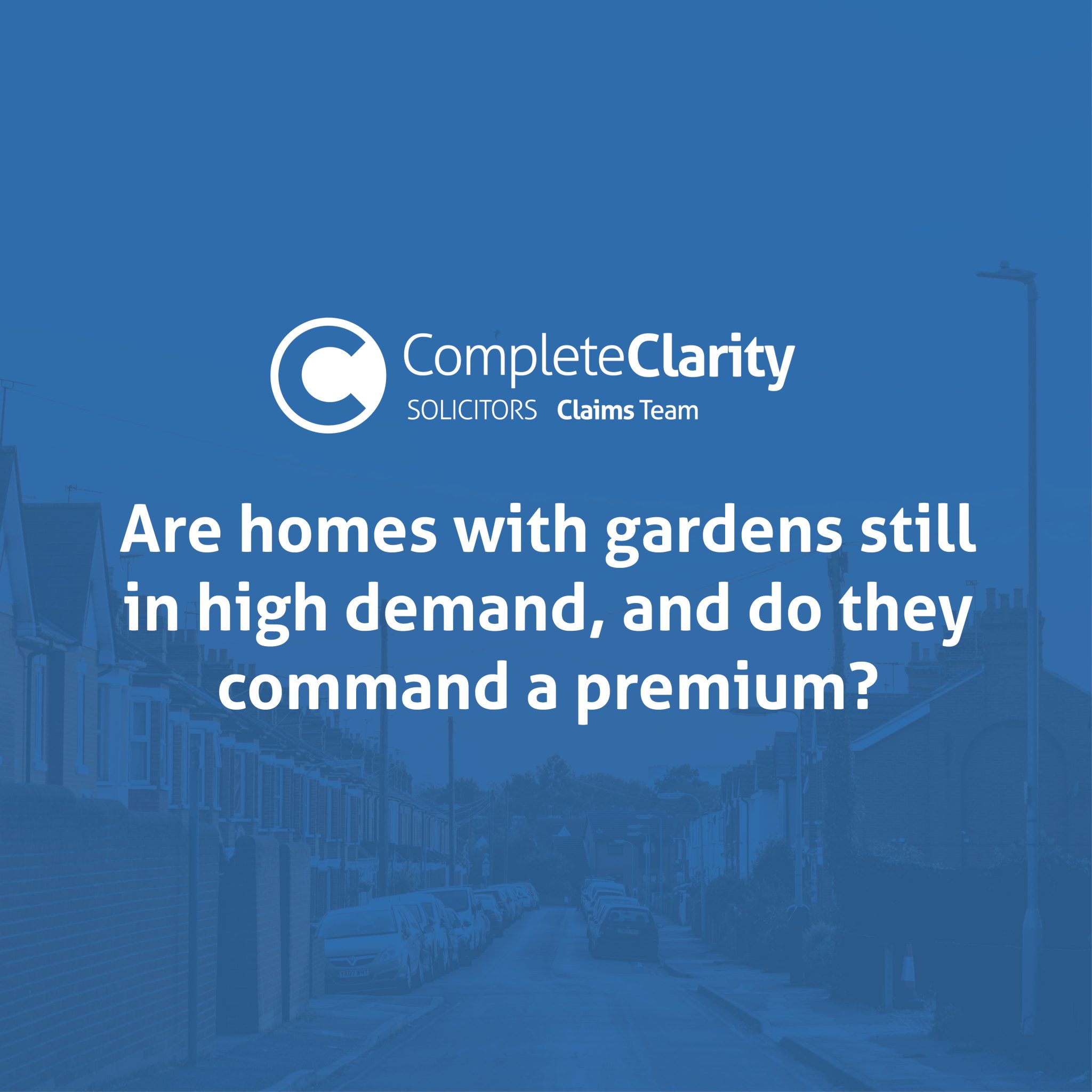 Are homes with gardens still in high demand, and do they command a