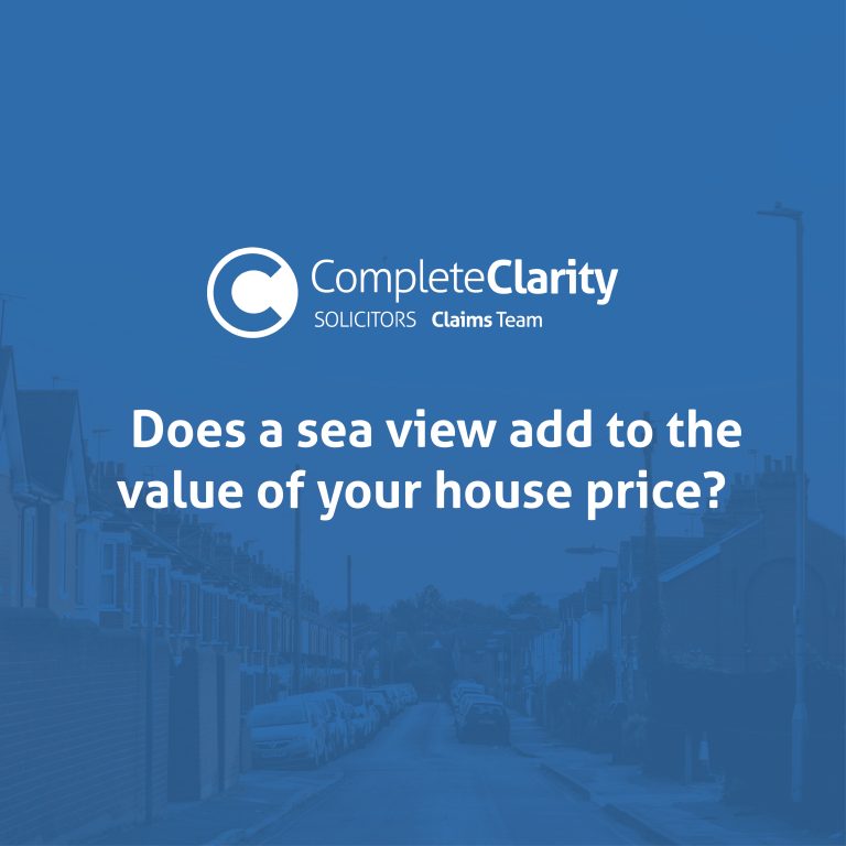 Does a sea view add to the value of your house price?